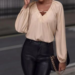 Luxe raglan sleeve top